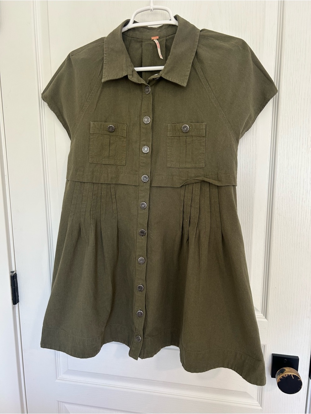 Free People Ronnie Poplin Mini Dress